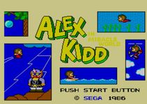 une photo d'Ã©cran de Alex Kidd in Miracle World sur Sega Master System